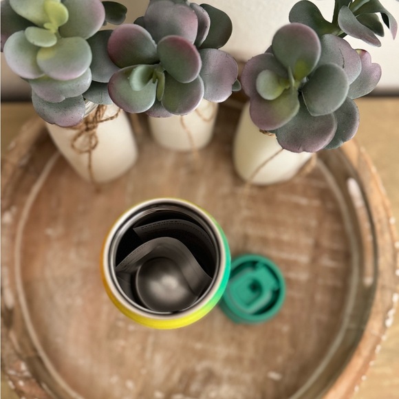 Starbucks Vibrant Yellow and Green Thermos - Picture 3 of 6